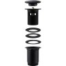 Донный клапан Abber AF0010B Click-Clack Черный матовый