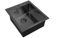 Кухонная мойка ZorG PVD Grafit 45 PVD 4551 GRAFIT цвет Графит