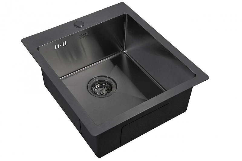 Кухонная мойка ZorG PVD Grafit 45 PVD 4551 GRAFIT цвет Графит