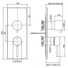 Смеситель для душа Fima Carlo Frattini Spillo Steel F3079X6INOX цвет Сталь