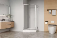 Душевой уголок Aquanet Bright AE90-P-90x90-CT 90х90 352420 профиль Хром стекло прозрачное