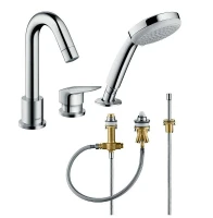 Смеситель на борт ванны Hansgrohe Logis 71313000S цвет Хром