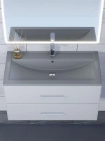 Раковина Uperwood Foster Quartz 90 291030041 цвет Бетон