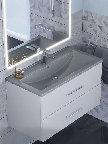 Раковина Uperwood Foster Quartz 90 291030041 цвет Бетон