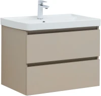 Тумба с раковиной Aquanet Вега 2.0 70 344755 подвесная цвет Бежевый