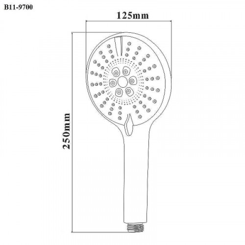 Ручной душ Bond Circle B11-9700 Хром