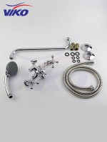 Смеситель для ванны Viko V-1015 универсальный Хром латунь на стену