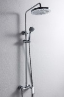 Душевая система Bravat Opal R F9125183CP-A2-RUS Хром нержавеющая сталь на стену