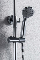 Душевая система Bravat Opal R F9125183CP-A2-RUS Хром нержавеющая сталь на стену
