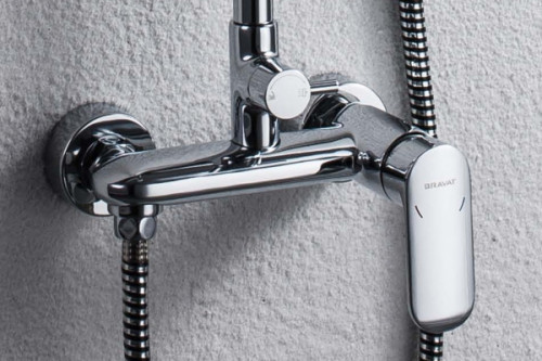 Душевая система Bravat Opal R F9125183CP-A2-RUS Хром нержавеющая сталь на стену