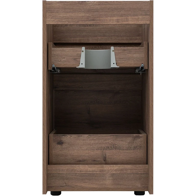 Тумба с раковиной Aquanet Токио 110 R 335586 Дуб веллингтон МДФ / ЛДСП