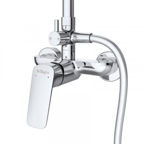 Душевая система BelBagno Due DUE-DOCM-GM цвет Оружейная сталь