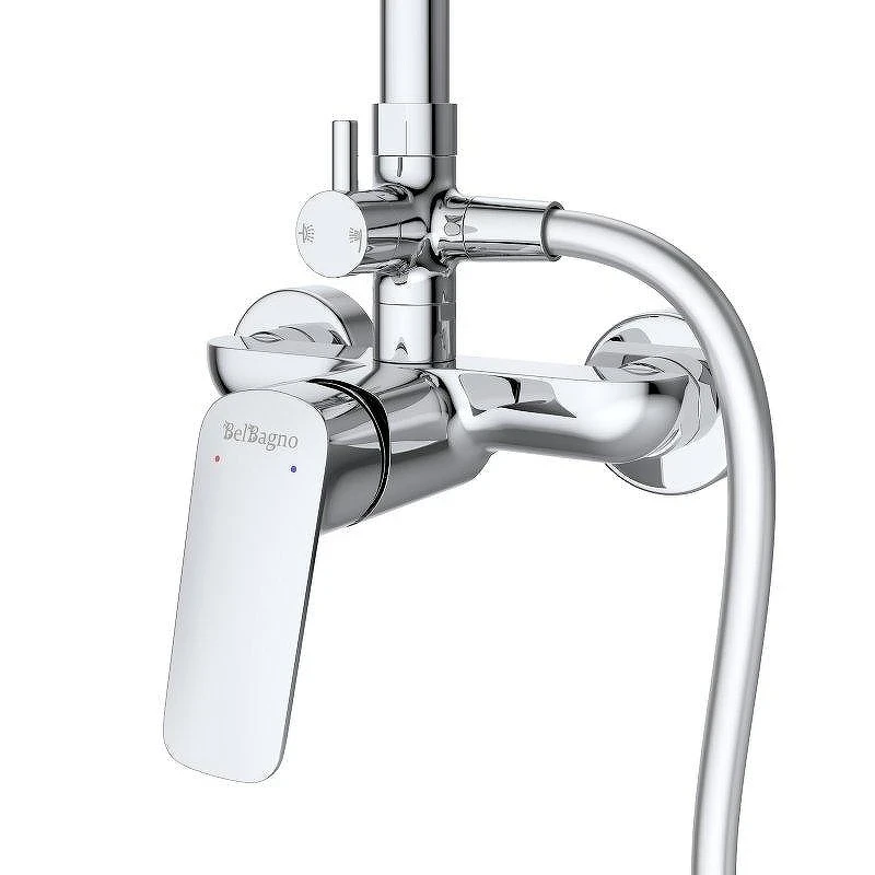 Душевая система BelBagno Due DUE-DOCM-GM цвет Оружейная сталь