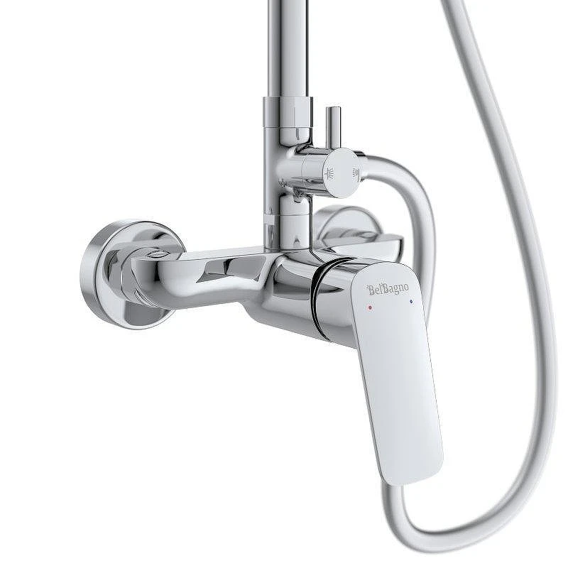 Душевая система BelBagno Due DUE-DOCM-GM цвет Оружейная сталь