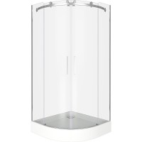 Душевой уголок Good Door Galaxy R-TD-100-C-CH 100x100 профиль Хром стекло прозрачное