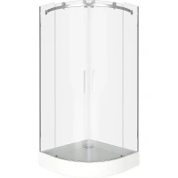 Душевой уголок Good Door Galaxy R-TD-100-C-CH 100x100 профиль Хром стекло прозрачное