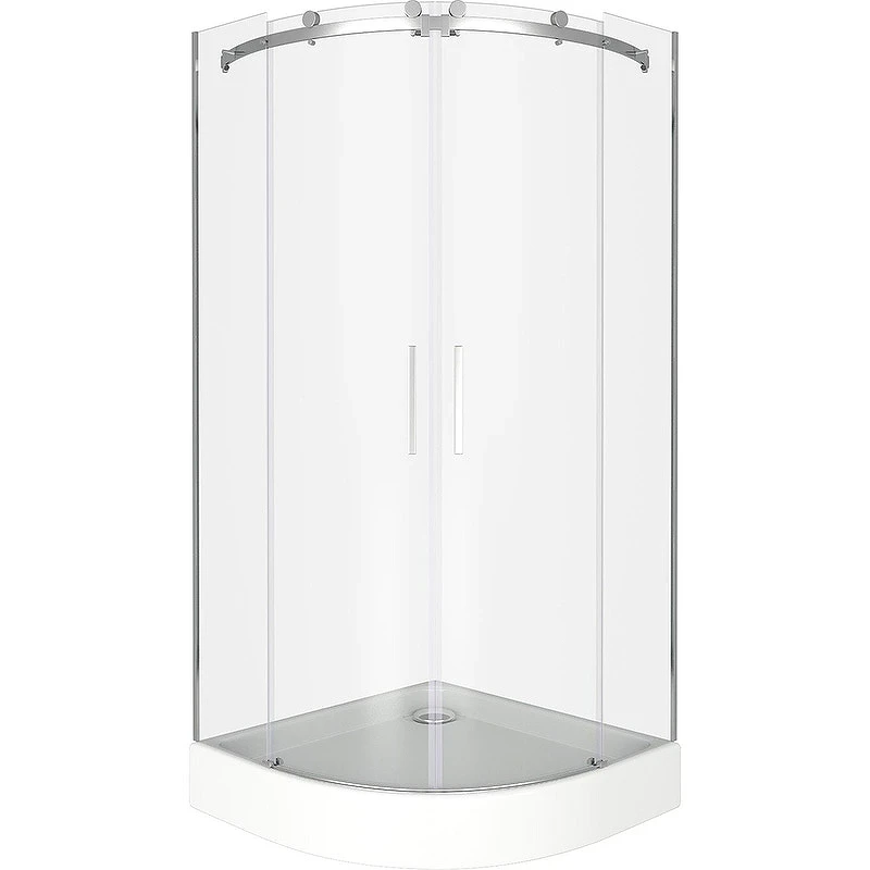 Душевой уголок Good Door Galaxy R-TD-100-C-CH 100x100 профиль Хром стекло прозрачное
