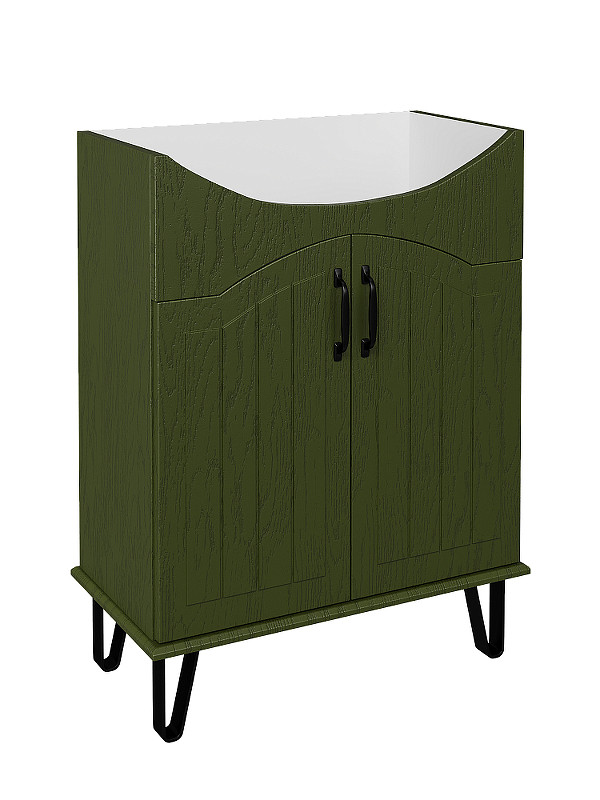 Тумба с раковиной DIWO Сочи 65 цвет Зеленый