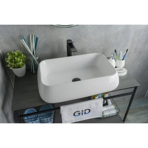 Раковина-чаша Gid Geometrico N9239 60 51134 цвет Белый