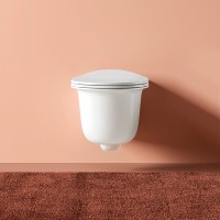 Унитаз Artceram Chic CHV001 05 00 подвесной Белый матовый без сиденья подвесной