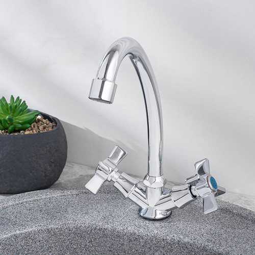 Смеситель для кухни Ростовская Мануфактура Сантехники SL118-271F Хром