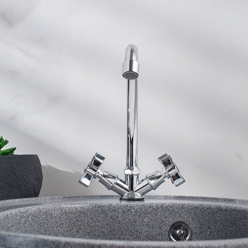 Смеситель для кухни Ростовская Мануфактура Сантехники SL118-271F Хром