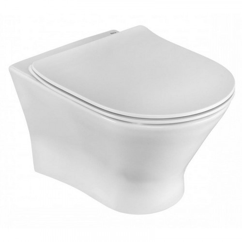 Унитаз Roca Leon ZRU9307612 подвесной цвет Белый без сиденья