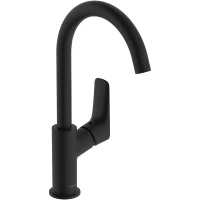 Смеситель для раковины Hansgrohe Logis 71130670 Черный матовый латунь