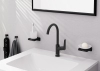Смеситель для раковины Hansgrohe Logis 71130670 Черный матовый латунь