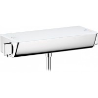 Смеситель для душа Hansgrohe Ecostat Select 13161400 с термостатом Хром Белый латунь на стену