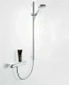 Смеситель для душа Hansgrohe Ecostat Select 13161400 с термостатом Хром Белый латунь на стену