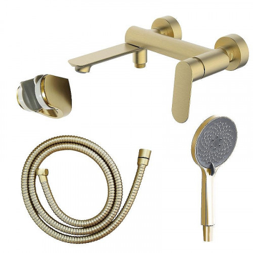 Смеситель для ванны Azario Alanti AZ-K3032MG цвет Золото матовое