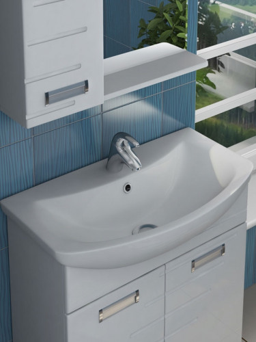 Тумба под раковину Vigo Diana 70 tn.DIA.BAL.70.2D Белая МДФ / ЛДСП