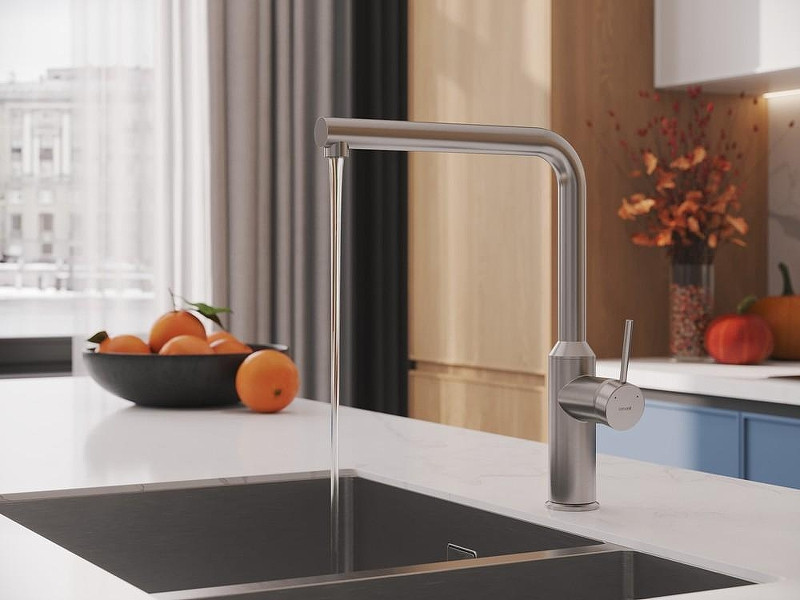 Смеситель для кухни Cersanit Flavis 68241 Хром