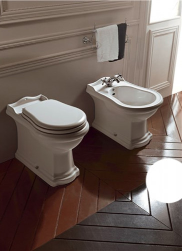 Унитаз Kerasan Retro 1016 приставной без сиденья фаянс приставной