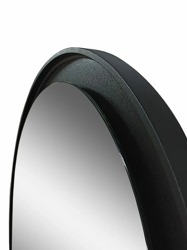Зеркало Art&Max Napoli AM-Nap-800-DS-F с подсветкой с бесконтактным выключателем Черное матовое МДФ / ЛДСП, стекло
