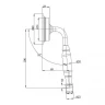 Ручной душ Caprigo Parts 99-505-crm Хром