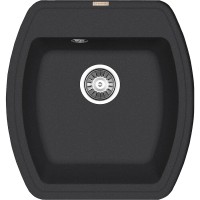 Кухонная мойка Florentina Нире-480 20.190.B0480.302 Антрацит искусственный камень (литьевой мрамор) встраиваемый