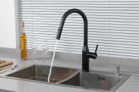 Смеситель для кухни Gappo G4398-46 Черный матовый нержавеющая сталь