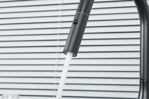 Смеситель для кухни Gappo G4398-46 Черный матовый нержавеющая сталь