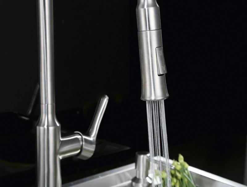 Смеситель для кухни BelBagno BB-LAM38-IN Нержавеющая сталь