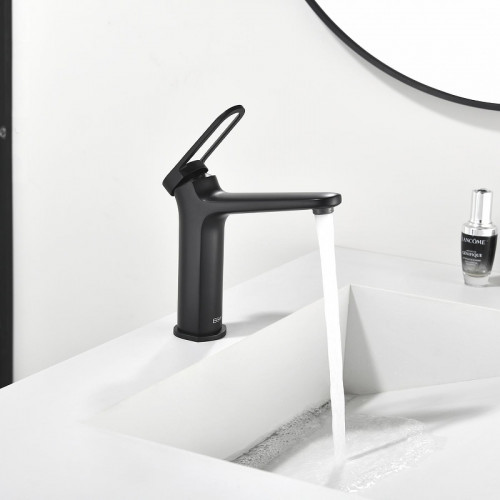 Смеситель для раковины Black&amp;White Gravity GF-7109-MB 7109MB цвет Черный матовый