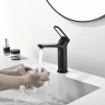Смеситель для раковины Black&White Gravity GF-7109-MB 7109MB цвет Черный матовый