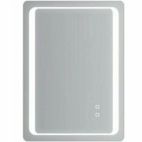 Зеркало Gappo 60 G605 с подсветкой с сенсорным выключателем, подогревом и часами стекло