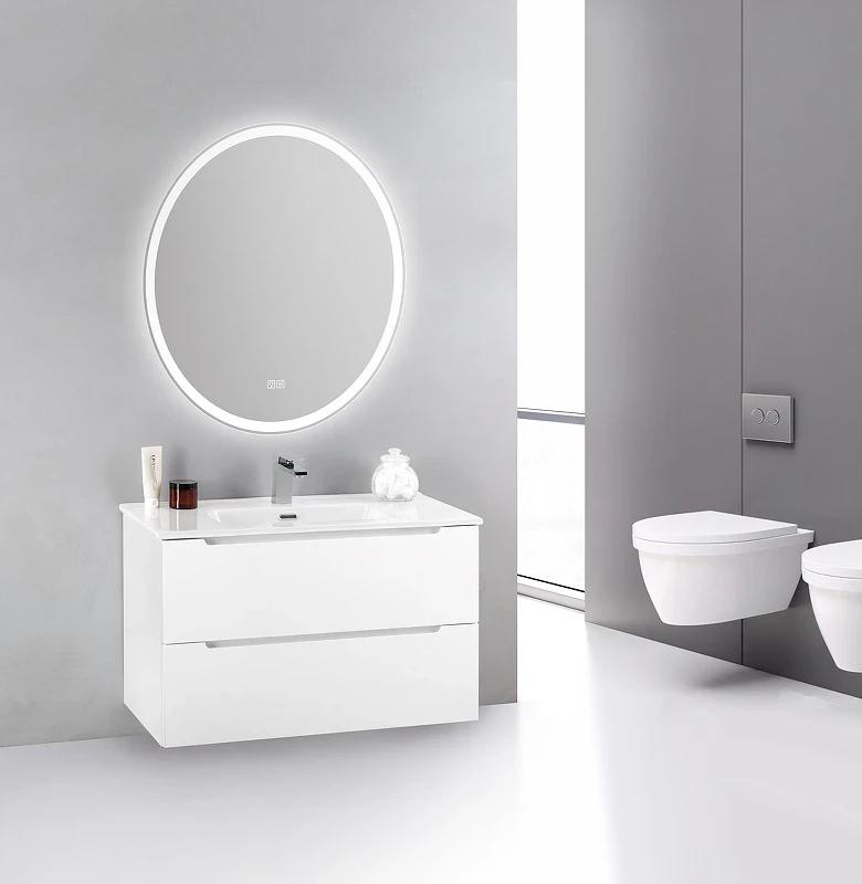 Зеркало BelBagno 75 SPC-VST-750-900-LED-TCH-WARM с подсветкой с подогревом с сенсорным выключателем стекло
