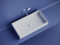Раковина-чаша Ceramicanova Element 70 CN6071 Белая фарфор накладная