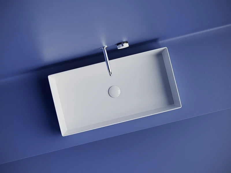 Раковина-чаша Ceramicanova Element 70 CN6071 Белая фарфор накладная