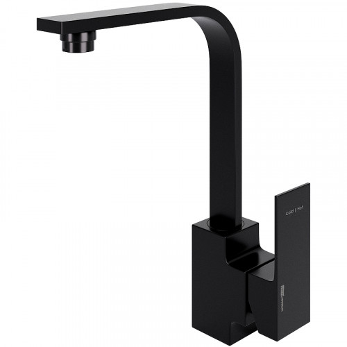 Смеситель для кухни WasserKRAFT Abens 2007 Чёрный матовый латунь