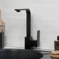 Смеситель для кухни WasserKRAFT Abens 2007 Чёрный матовый латунь