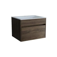 Тумба под раковину Vincea Chiara 60 VMC-2C600CO подвесная цвет C.Oak